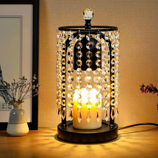 Black Warm Candle Lamp